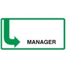 Manager Name Badge - 2 pack (Magnet)