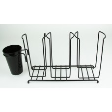 3 Slot Lid Organizer With Removable Straw Holder