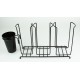 3 Slot Lid Organizer With Removable Straw Holder