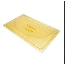 1/3 size Amber Cambro microwaveable lid w/Handle